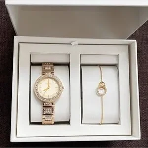 Fossil | Accessories | Fossil Gold Watch And Bracelet Set  display picture 1